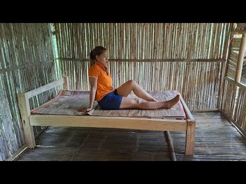 Full Video: 120 Days Building Farm Life, Hooks Fishing, make wooden bed, table, chair - Forest Life