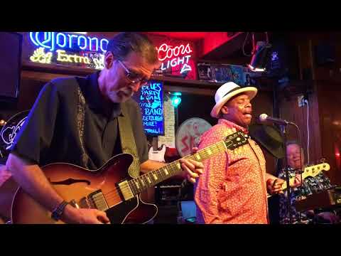 Thumbnail for The Andy T Band with Anson Funderburgh and Alabama Mike.  Eddie Lee.  June 2018. by Doug Mug Swanson