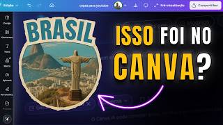 NOVO Efeito de Recorte no Canva! Faça Designs ABSURDOS Fácil