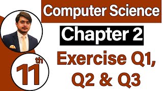 Download the video "11th Class Computer Science Chapter 2 -  Exercise Q1, Q2 & Q3 - ICS Computer Part 1 Chapter 2"