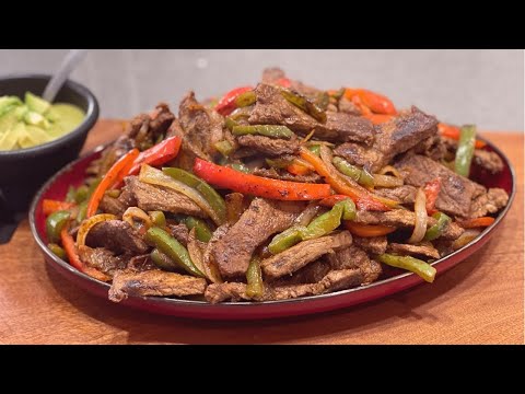 Estas Fajitas de res no te las puedes perder | Receta fácil