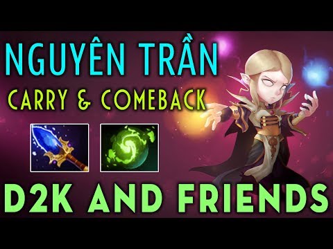 Dota 2 Killers And Friends - Nguyên Trần 4K5 MMR Invoker - Carry & Comback