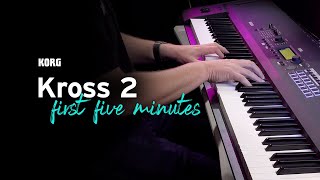 Video thumbnail for Get started with the Korg Kross 2 - your first five minutes by Korg UK