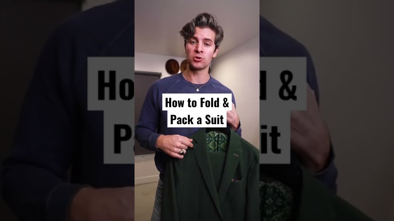How to Fold & Pack a Suit