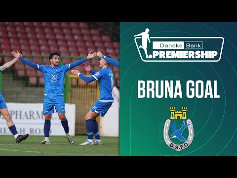 HALFWAY LINE GOAL | Gerardo Bruna | Dungannon Swifts vs Glentoran