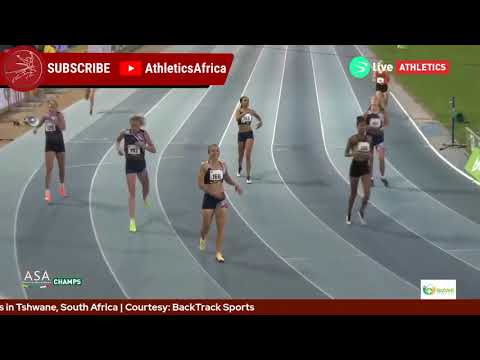 Wenda Nel wins 400m Hurdles Women Final - Day 3 Sizwe Medical Fund / ASA Track & Field Champs 2021