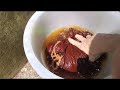 MONK's ROBE DYEING - UPOSATHA, Wan Phra, BUDDHIST HOLY DAY & March NEW MOON