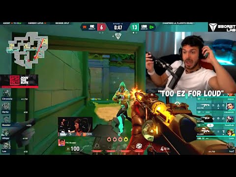 Tarik React to LOUD Getting Revenge vs FNATIC - Champions 2023