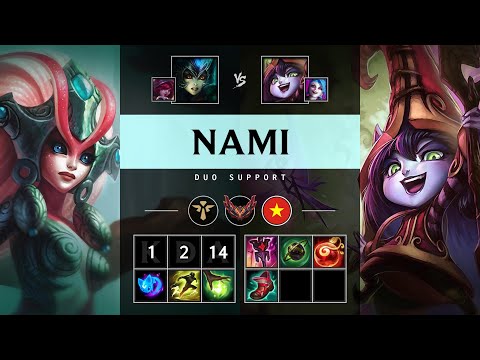 Nami Support vs Lulu - VN Grandmaster Patch 25.10