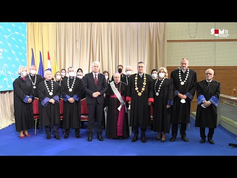 SUM TV | NJ. E. Mons. Luigi Pezzuto počasni doktor Sveučilišta u Mostaru