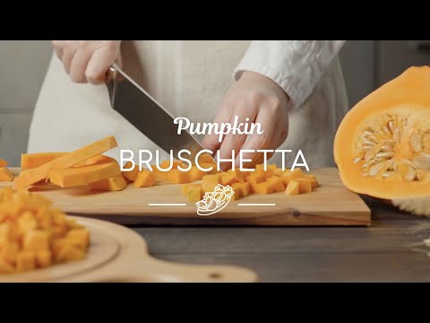 Тыквенная брускетта