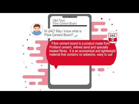 UAC FAQ - What Is Fibre Cement Board?