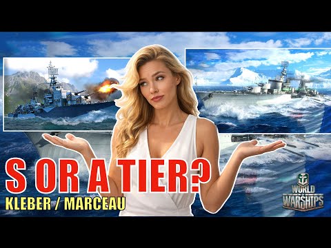 S-Tier or A-Tier? | Kléber vs Marceau Breakdown (2 Replays) World of Warships