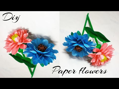 Making paper flower 🌺 #diy #papercrafts #art #paperart #cute #craft #paper #paperflower #flower