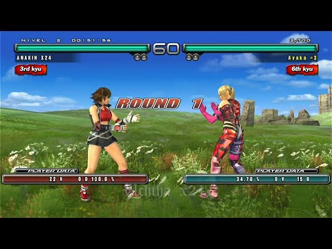 33_5 Asuka Kazama vs Nina Willians - Tekken 5 Dark Resurrection PS3 HD 2022 ( Uchiha x24 )