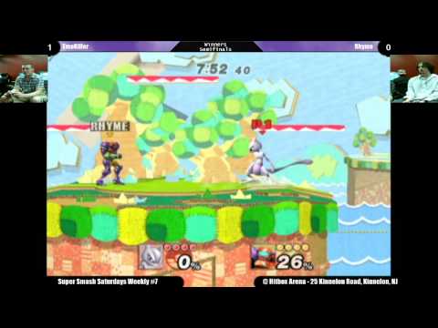 EmuKiller (Mewtwo) vs. Rhyme (Samus) - Super Smash Saturdays Weekly #7 @ Hitbox Arena