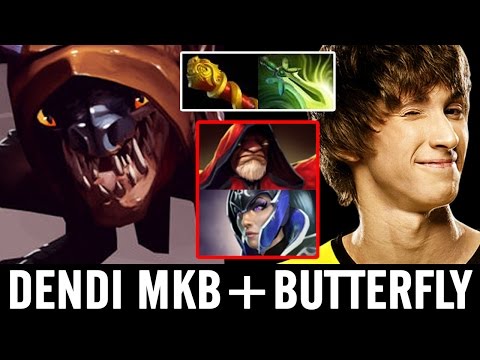 Dendi Dota2 MKB + Butterfly Ultimate Carry Build Slark 7.01 Patch