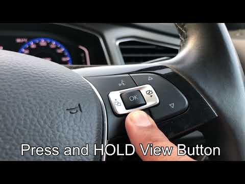 Volkswagen T Roc Steering View Button Hidden Feature