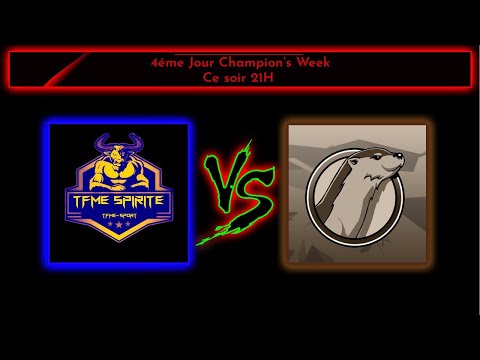 Champion's week cast SPIRITE VS Otterz (partie 1)