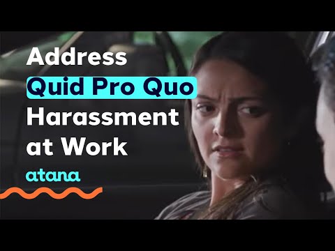 Sexual Harassment Prevention Training Clip—Types of Sexual Harassment: Quid Pro Quo