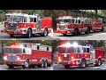 DCFD Response Compilation - Fire Trucks & Ambulances Responding