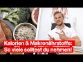 So viele Kalorien und Makronährstoffe solltest du essen!