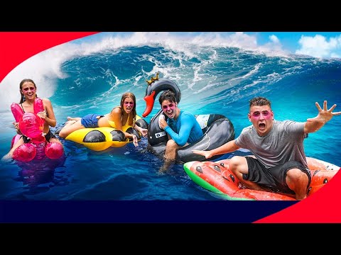 O ÚLTIMO A CAIR DA SUA BOIA EM ALTO MAR, VENCE!   Desafio