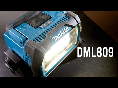 Makita DML809 LED prožektorius 18V / 10 000 liumenų video