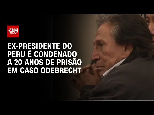 O ex -presidente do Peru é condenado a 20 anos de prisão em caso de Odebrecht | CNN Novo dia