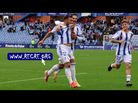 Gol de Aitor García en el Recre 1 - U.D. Almería B 0