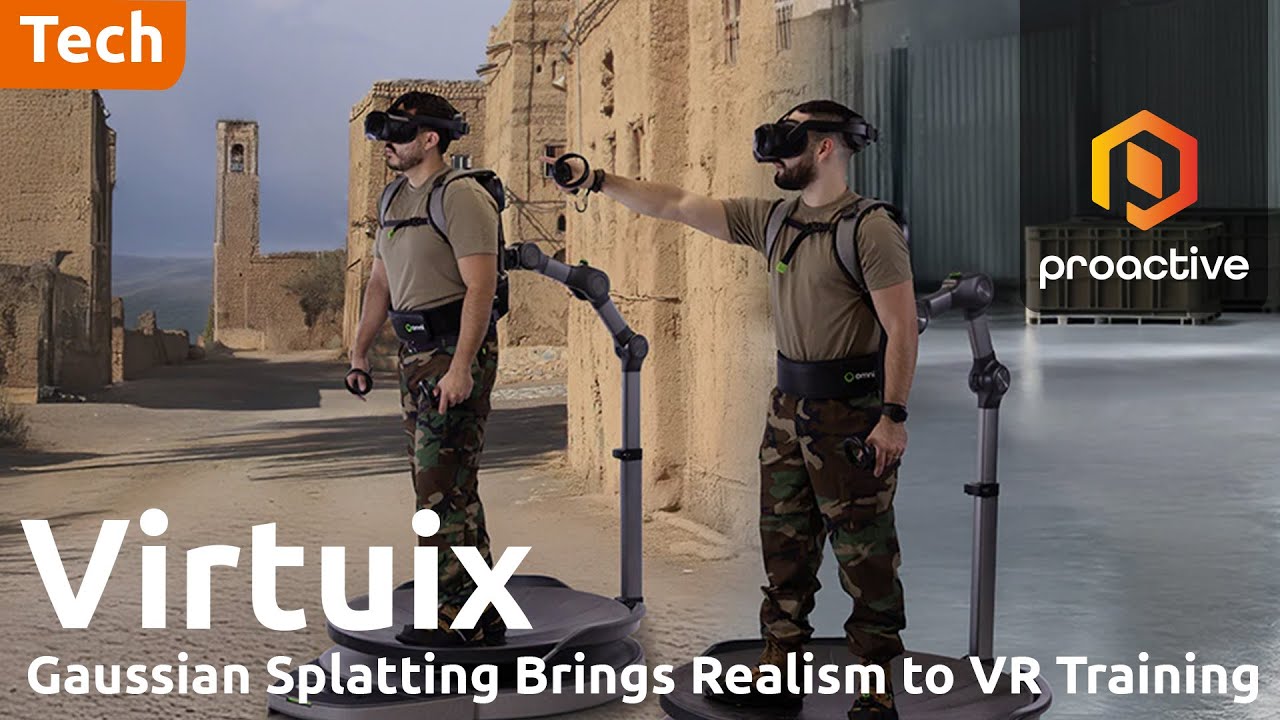 Virtuix integrates AI Gaussian Splatting into Virtual Walk for immersive defense training