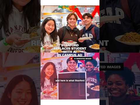 Stanford replaces student with AI in campus ad
