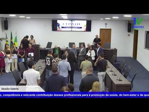 Sessão solene em homenagem aos profissionais da fisioterapia e da massoterapia