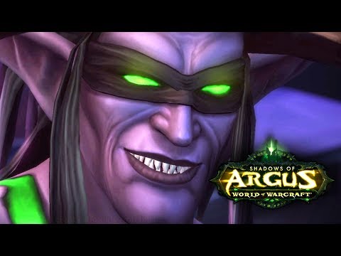 WoW Legion 🌟 Arrival on Argus Cinematic - Illidan is Being a Dick - Patch 7.3