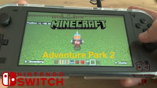 Minecraft Relaxing build Nintendo Switch Lite adventure park gameplay 4k