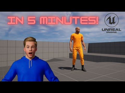 Unreal Engine 5 Tutorial Make a Playable Metahuman in Just 5 Minutes!