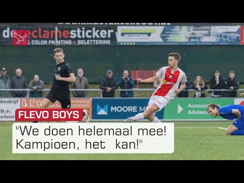 Flevo Boys mengt zich in titelstrijd na winst op koploper: 'We doen helemaal mee' | Omroep Flevoland