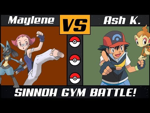 Sinnoh Gym Battle #3: Ash vs. Maylene (Pokémon Sun/Moon)