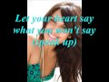 Kristina DeBarge - Speak Up (With Lyrics) 