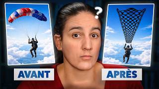 Ils ont percé un parachute et il marche mieux