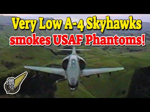 RNZAF A-4 Skyhawks On Low Level Sortie