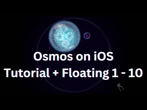 Osmos on iOS Gameplay (Osmos+ ) - Tutorial + Floating Level 1 - 10 (No Commentary)