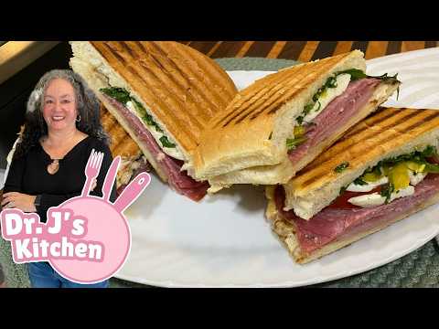 How to Make an Italian Panini with Mortadella, Genoa Salami & Mozzarella | Easy Authentic Recipe