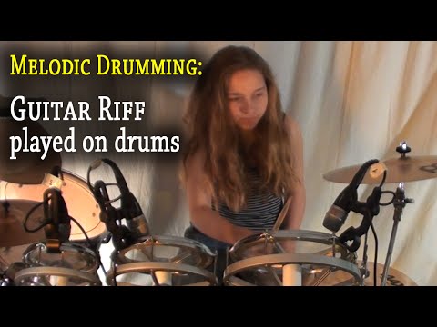 Highway To Hell; Guitar Riff played on drums (by Sina)