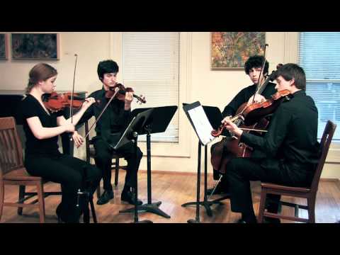 Calliope Quartet at the 2012 SHAR String Quartet Competition Finals