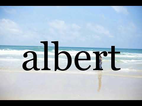 How To Pronounce albert🌈🌈🌈🌈🌈🌈Pronunciation Of albert