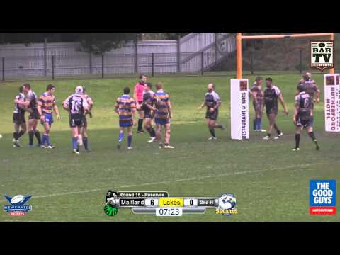 2014 Real NRL Round 15 Resere Grade Highlights - Maitland vs Lakes