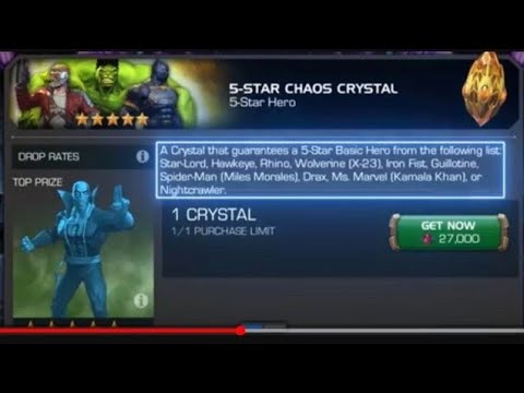 5 star Chaos crystal opening...