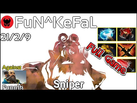 FuN^KeFaL plays Sniper!!! Dota 2 Full Game 7.20