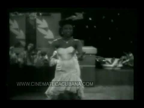 Celia Cruz canta "El mambo es así". Filme Rincón Criollo (Cuba, 1950)